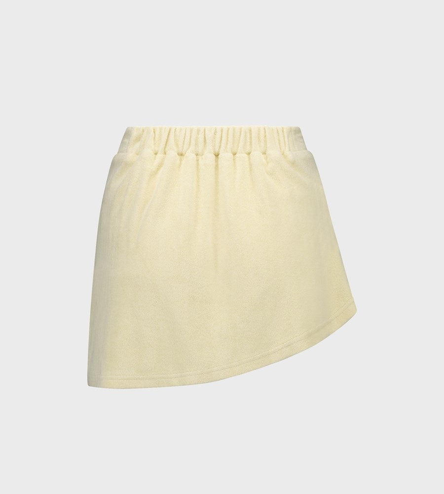 Commonplace | Terry Ruched Skirt Butter