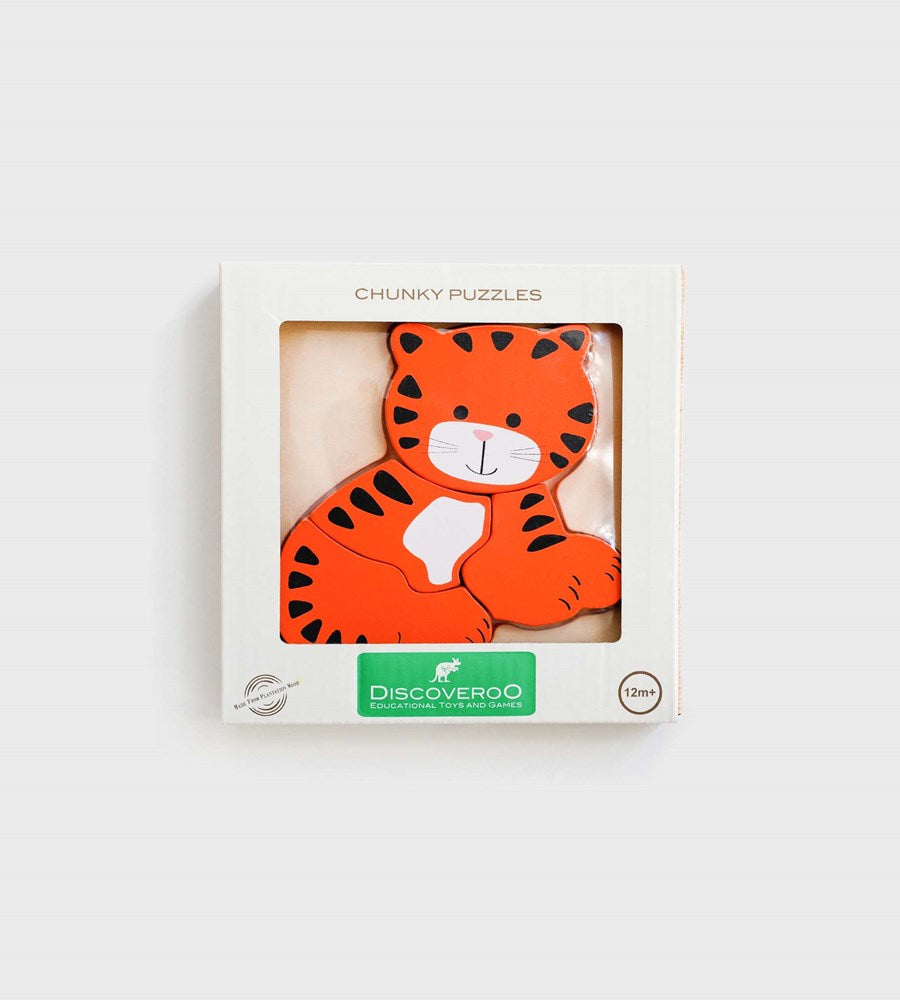 Discoveroo | Chunky Puzzle | Tiger