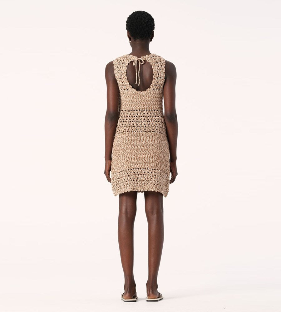 Elka Collective | Altea Knit Dress | Tan Mix