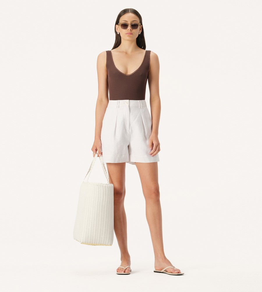 Elka Collective | Cassis Short | White