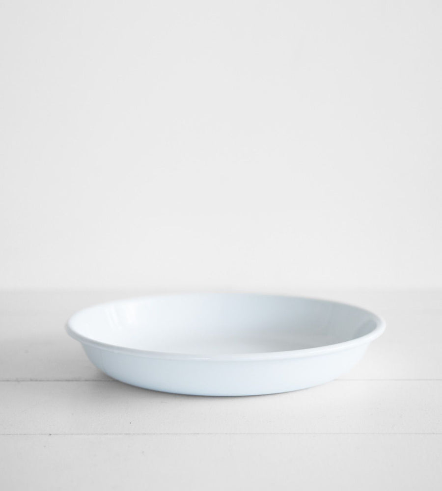 White Enamel | Pasta Plate