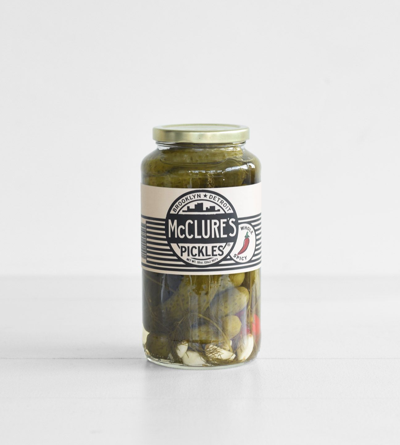 Whole Spicy Pickles By McClure's Pickles – Father Rabbit Limited