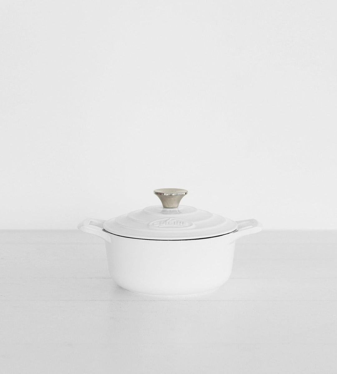 La Cuisine | Round Casserole Pot | White | 20cm
