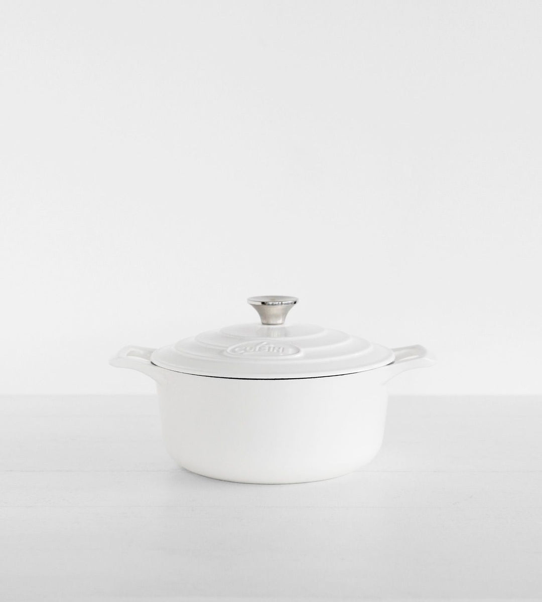 La Cuisine | Round Casserole Pot | White | 24cm
