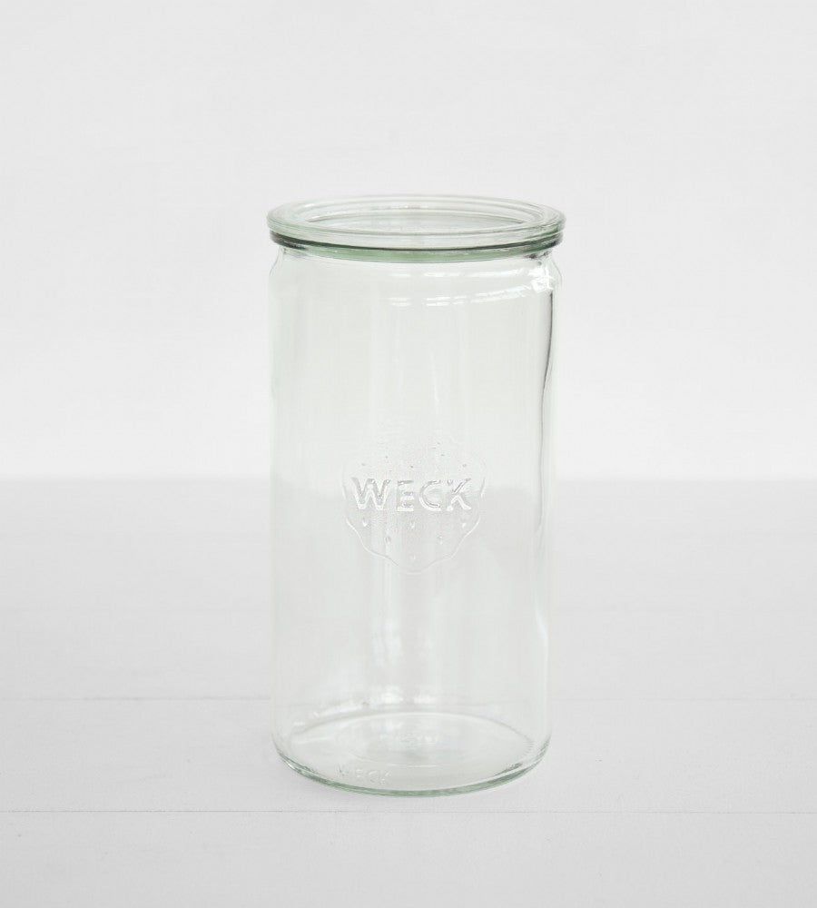 Weck Cylinder Jar with Glass Lid