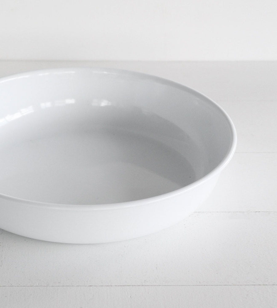 White Enamel | Serving Bowl