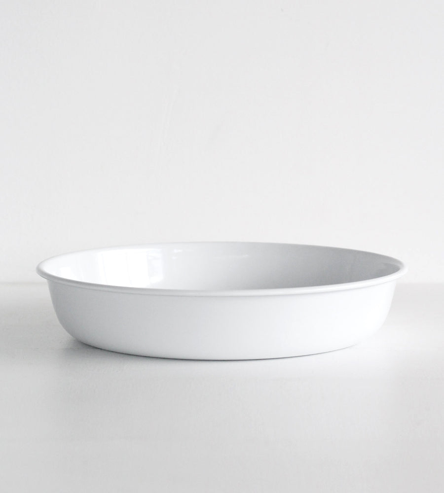 White Enamel | Serving Bowl