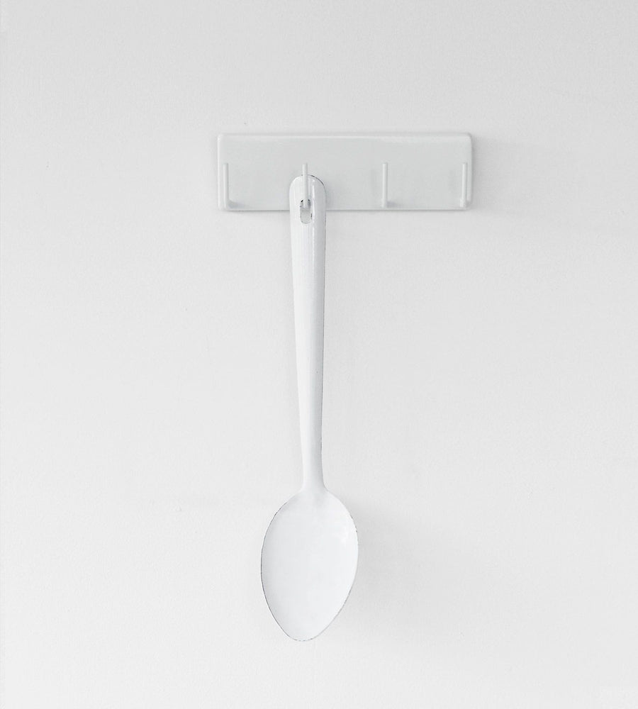 White Enamel | Serving Spoon