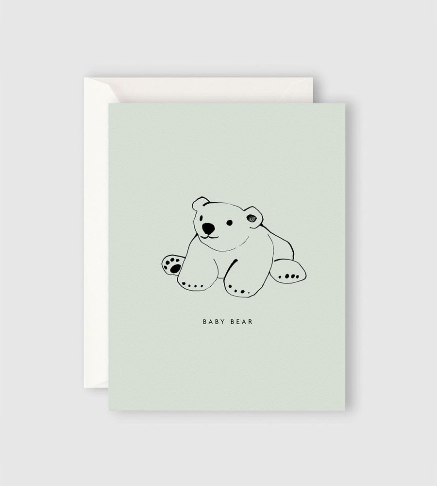 Father Rabbit Stationery | Baby Bear Card