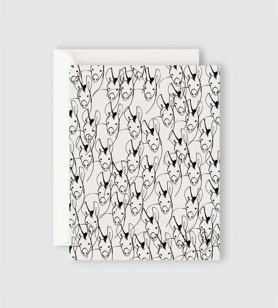 Father Rabbit Stationery | Donkeys Card