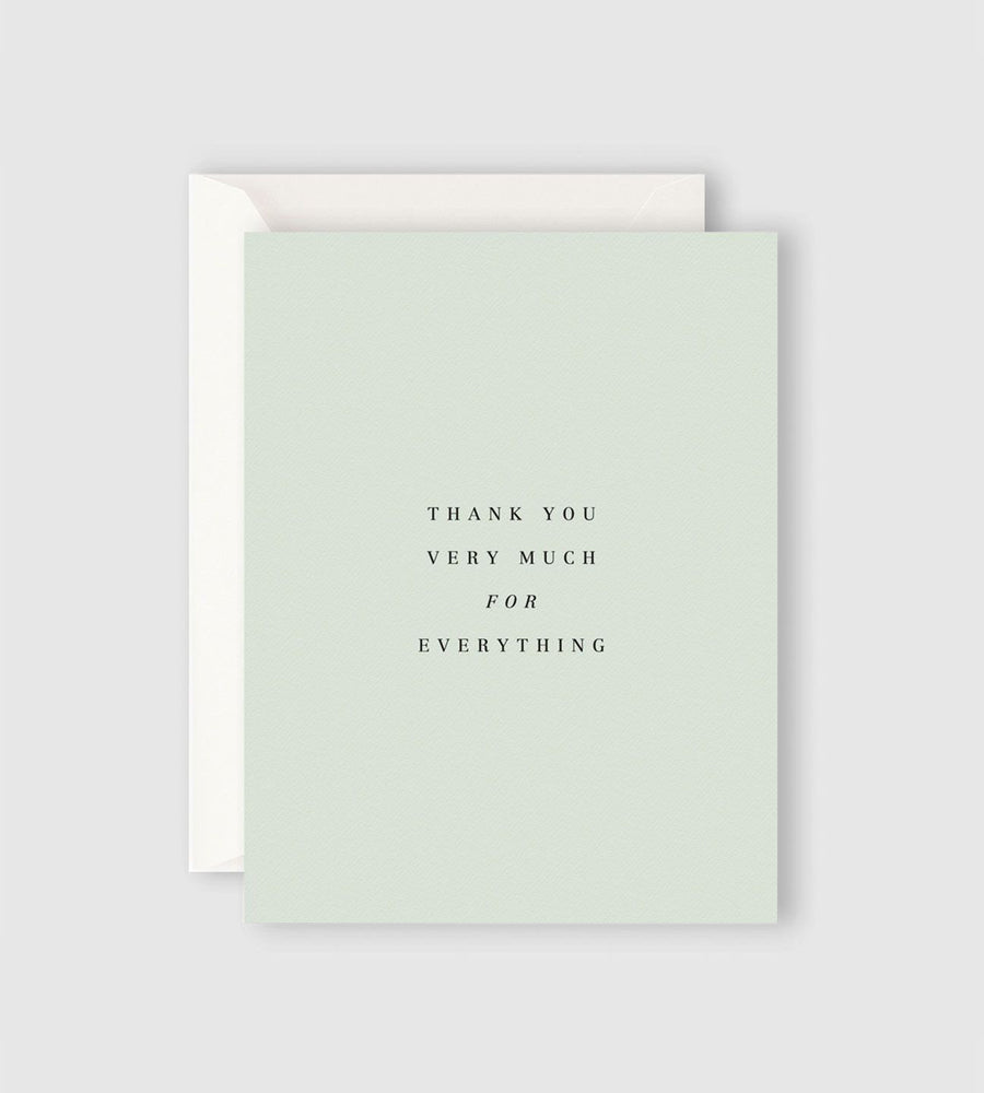 Father Rabbit Stationery | Thank You Very Much for Everything Card
