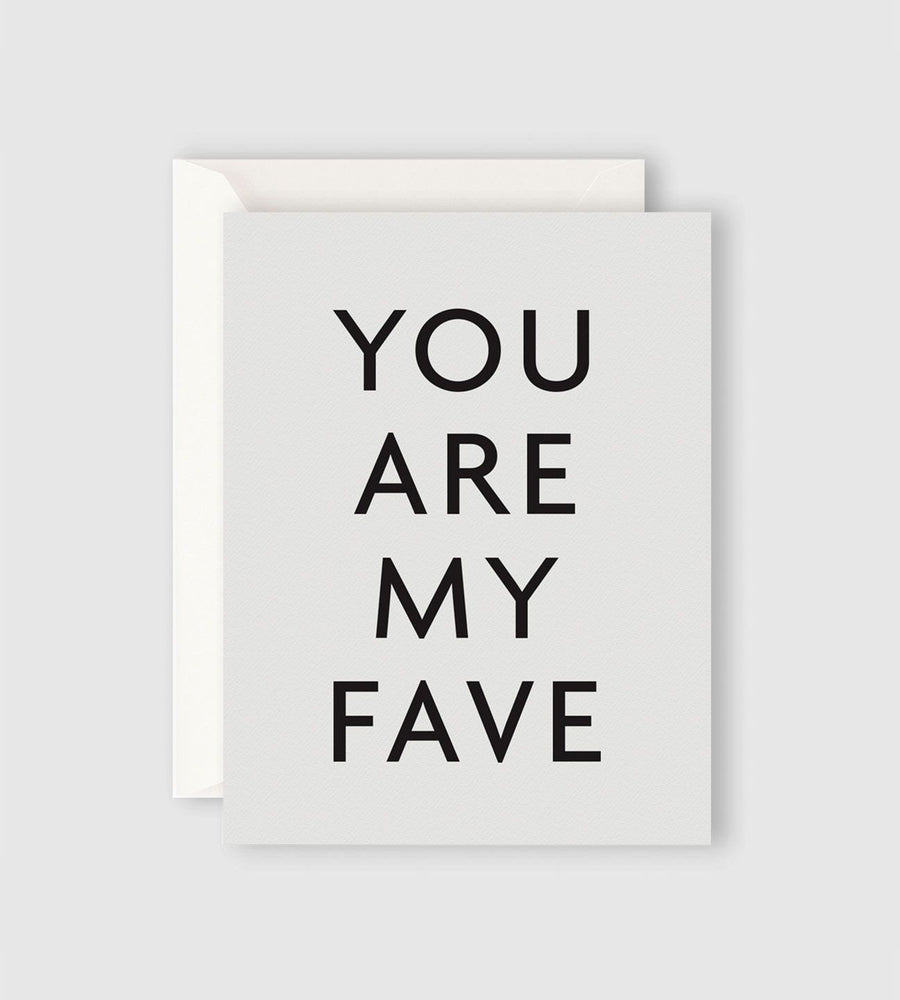 Father Rabbit Stationery | You Are My Fave Card