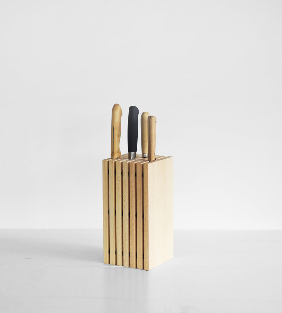 Beechwood Knife Block