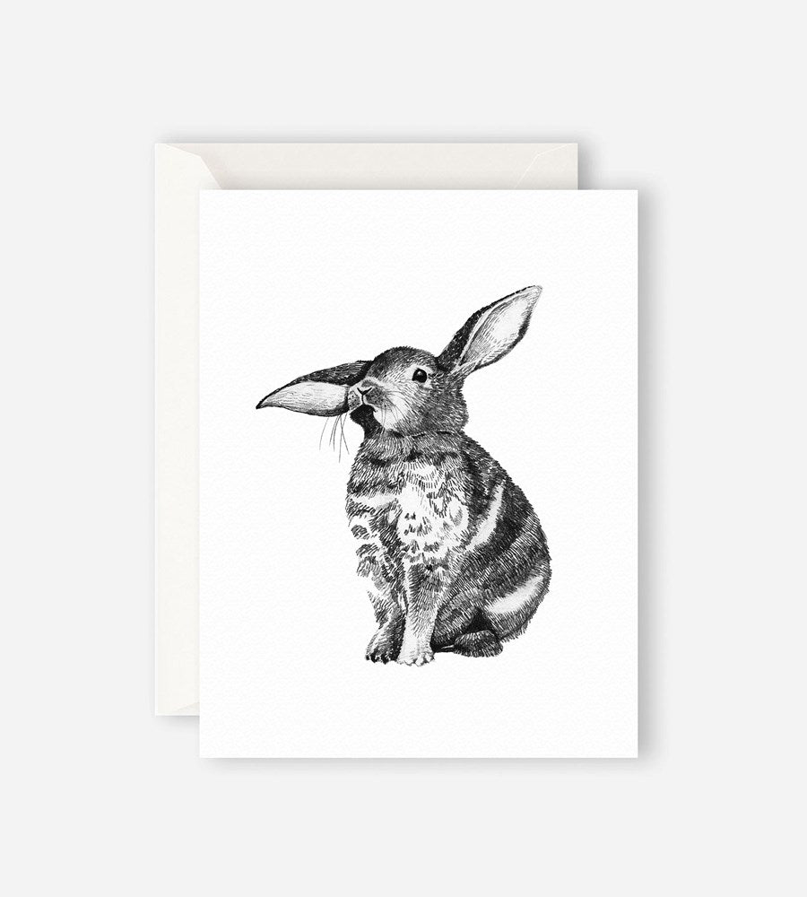 Father Rabbit Stationery Bunny Card