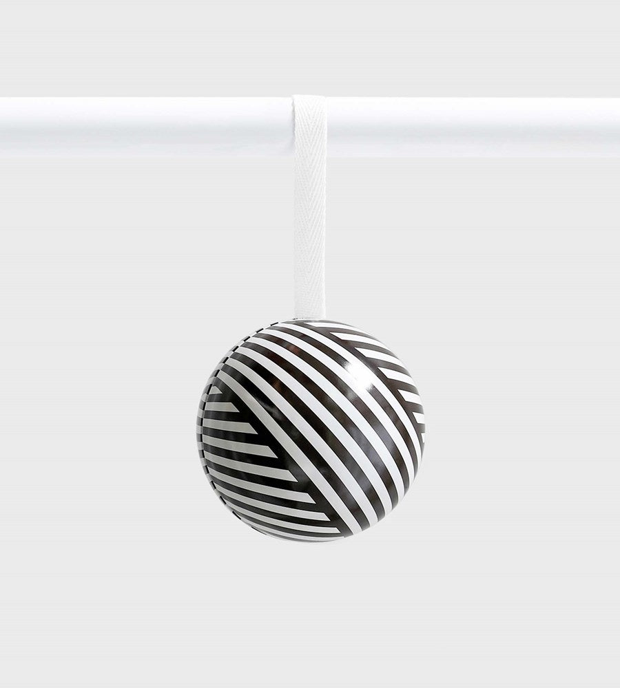 Father Rabbit | Bauble Decoration | Black & White Stripe