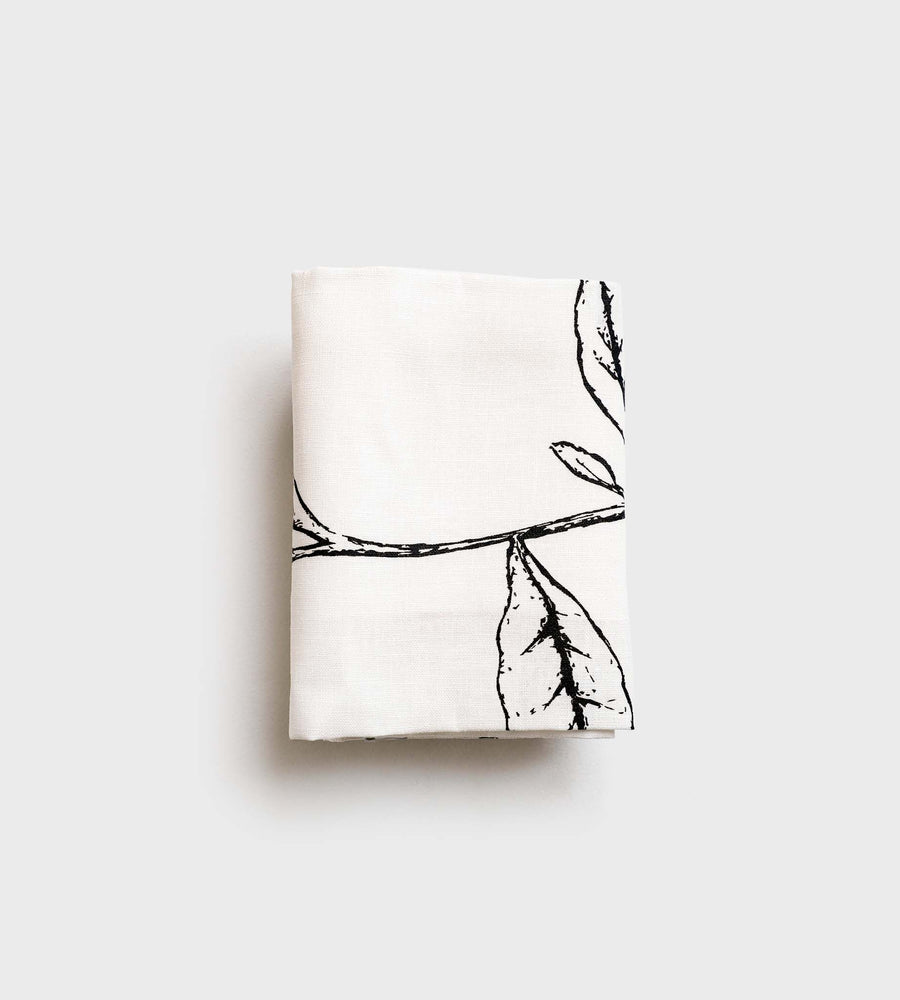 Father Rabbit | Camelia Linen Tea Towel | Cream