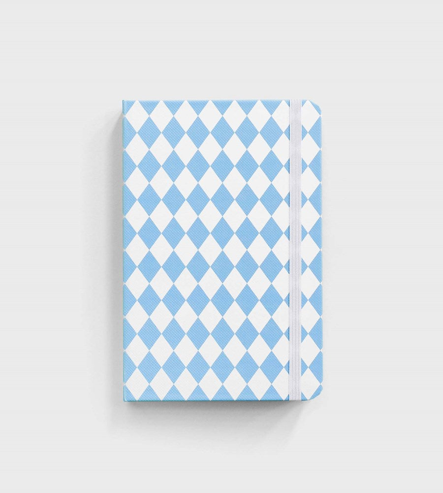 Father Rabbit | Hardcover Notebook | Blue Diamonds