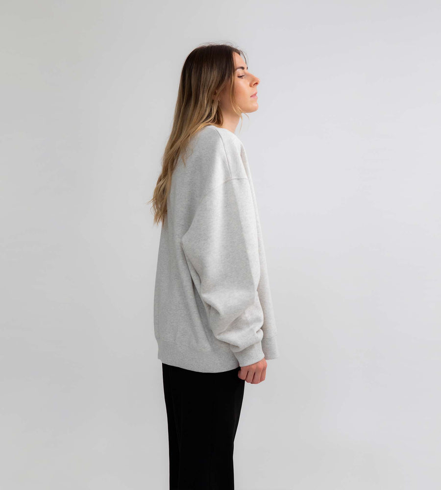 Father Rabbit | Oversized Sweat | Snow Marle