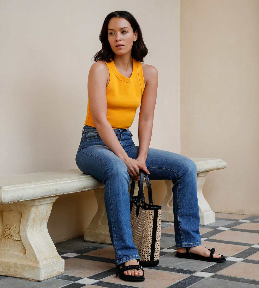 Father Rabbit | Rib Tank | Yellow