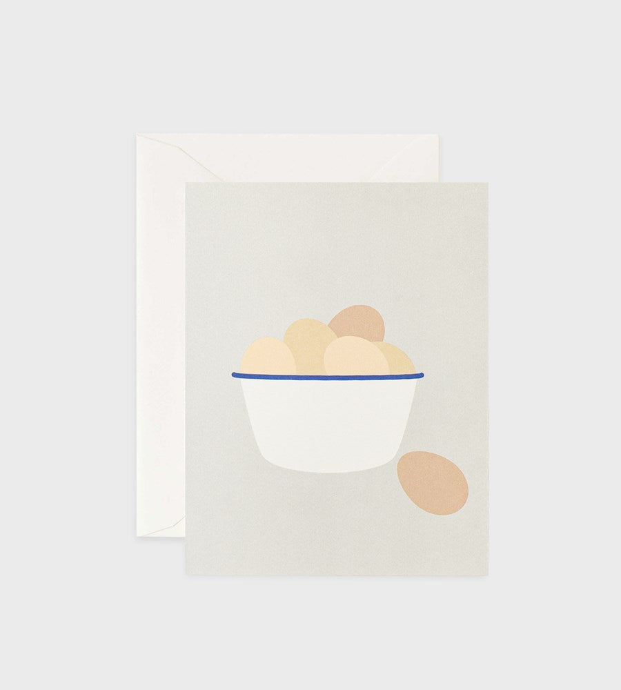 Father Rabbit Stationery | Eggs In Enamel Card