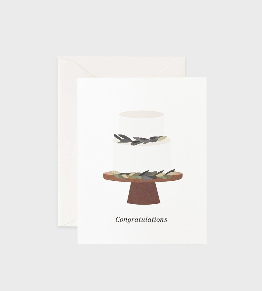 Father Rabbit Stationery | Wedding Cake Congratulations Card