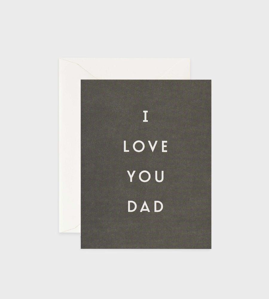 Father Rabbit Stationery | I Love You Dad Card