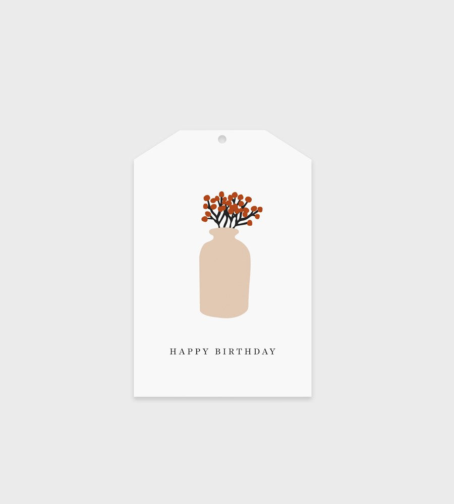 Father Rabbit Stationery | Gift Tag | Vase Happy Birthday