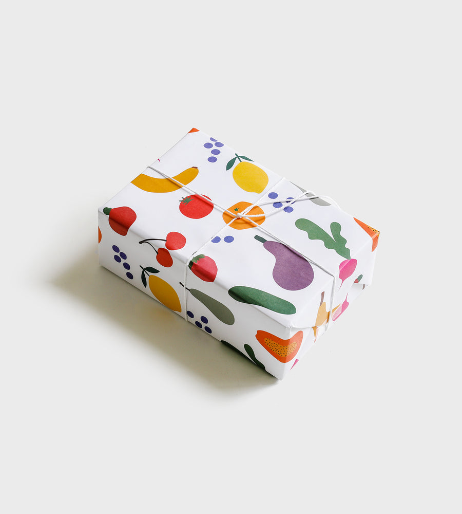 Father Rabbit Stationery | Wrapping Sheet | Colourful Fruit
