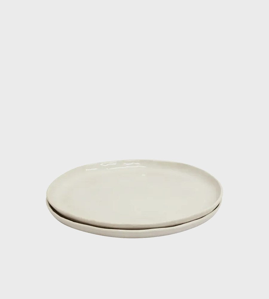 Franco Rustic White Dinner Plate