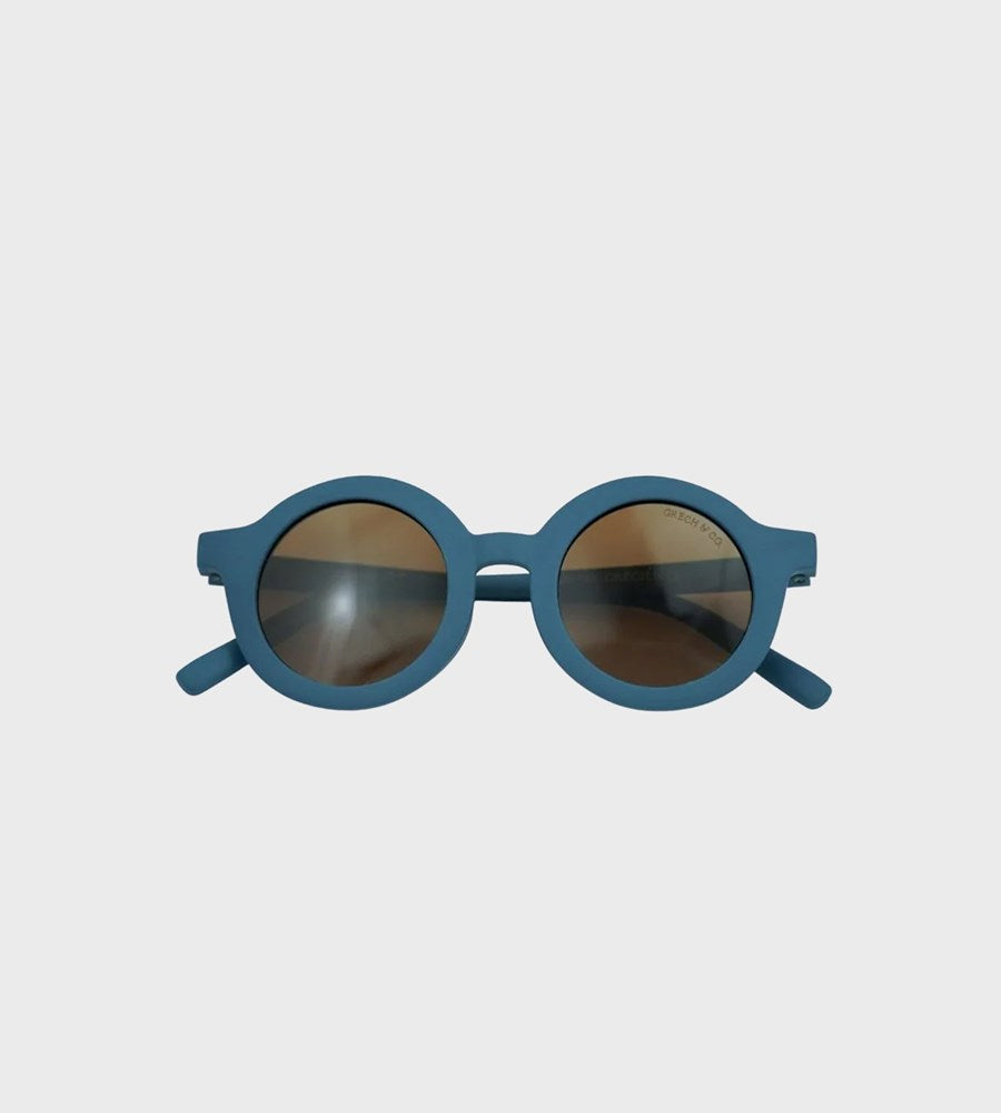 Gretch & Co Round Polarized Kids Sunglasses | Desert Teal