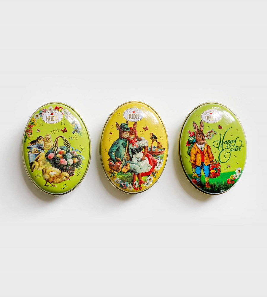 Heidel | Easter Nostalgia Small Tin Gift Box Containing Assorted Chocolates | 32g