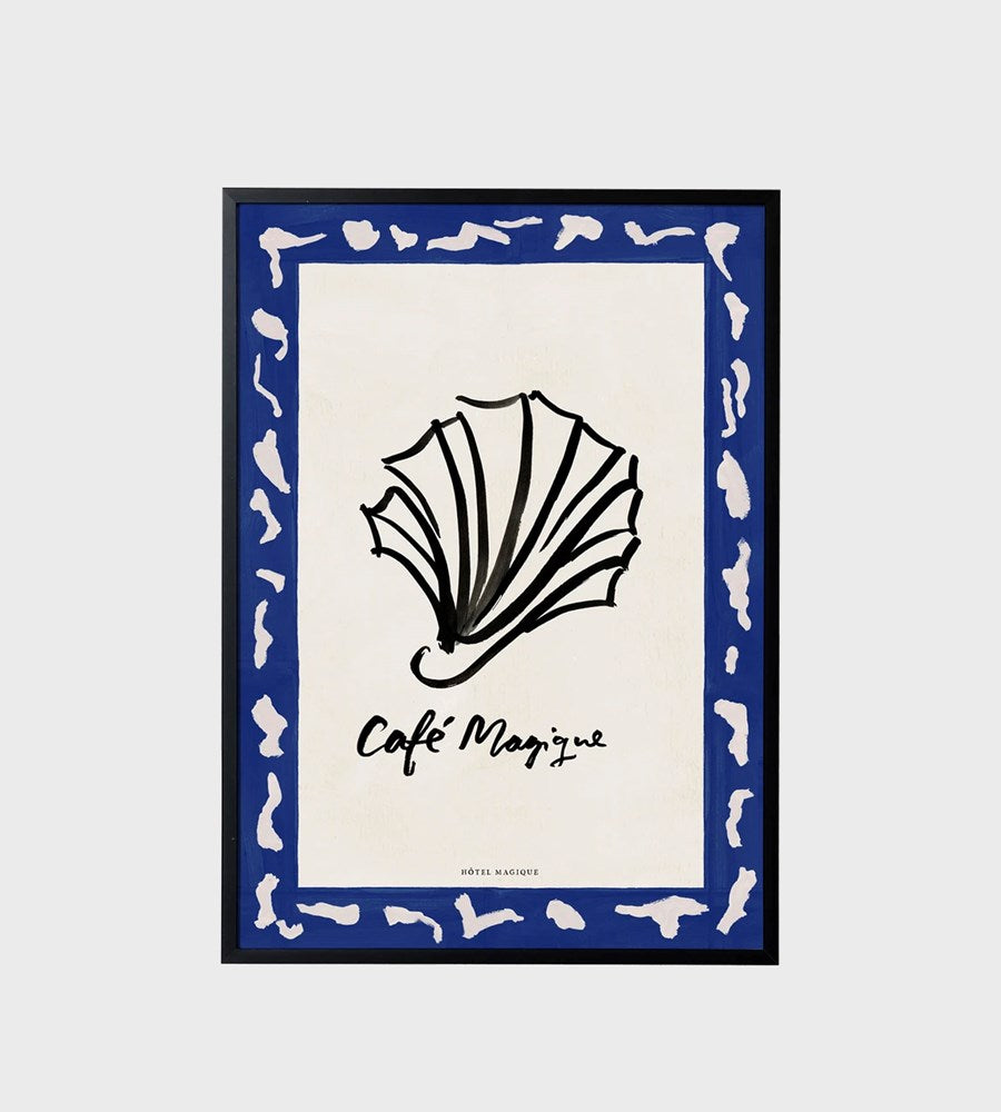 Hotel Magique | Cafe Magique Framed Print | A3
