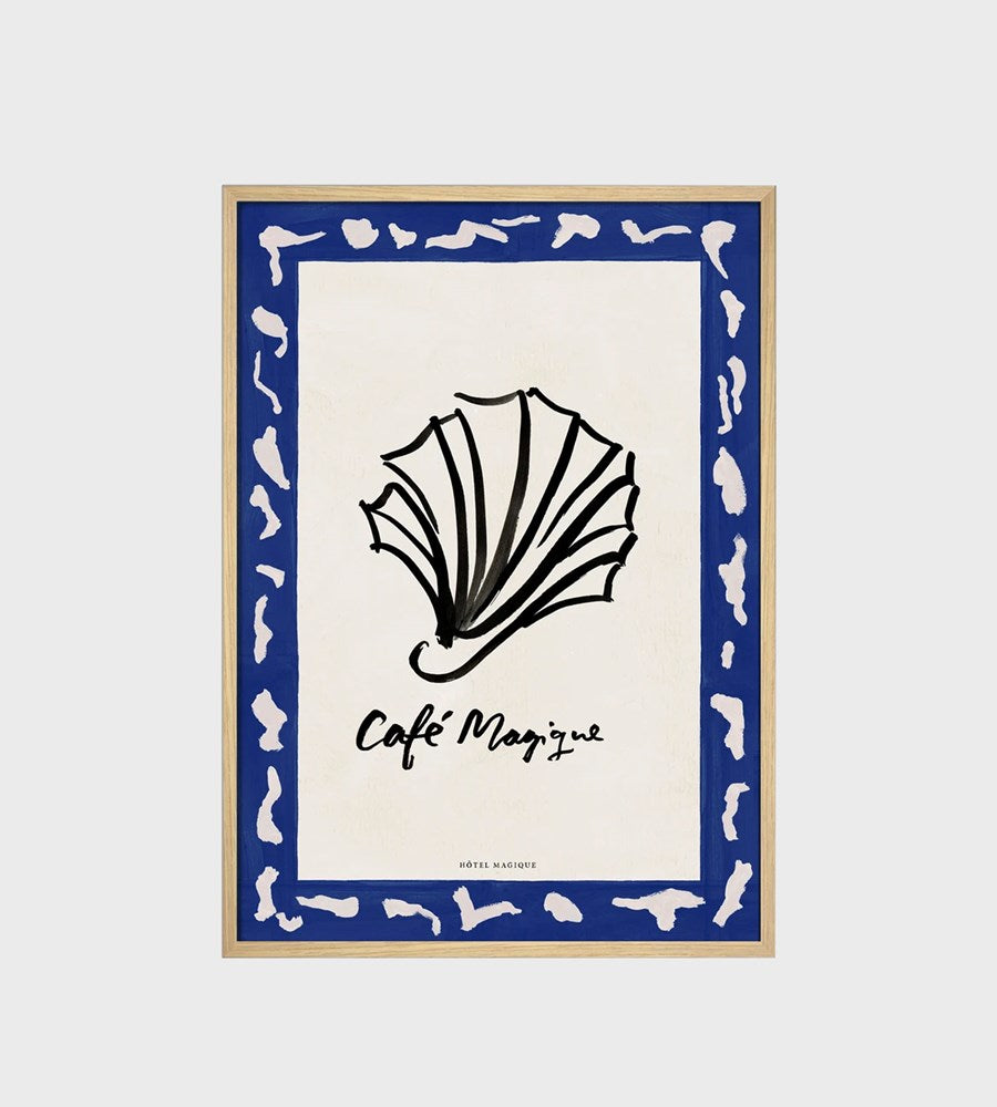 Hotel Magique | Cafe Magique Framed Print | A3