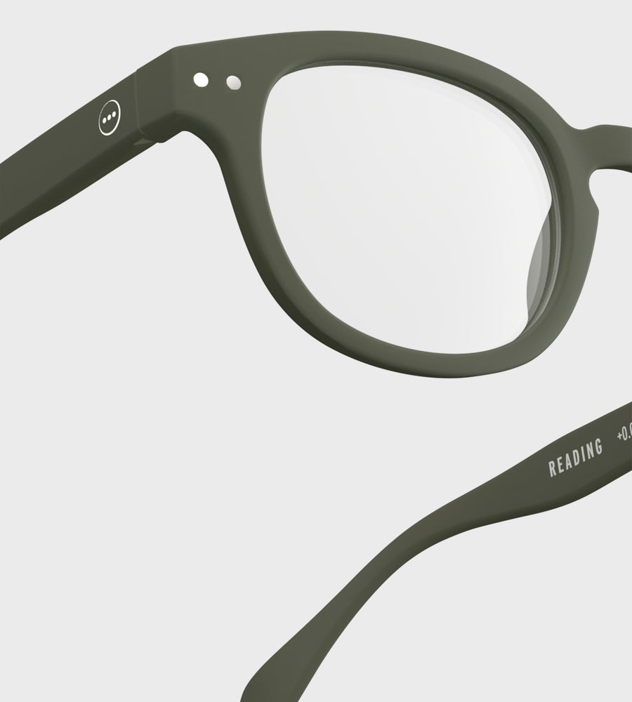 Izipizi | Reading Glasses #C | Kaki Green