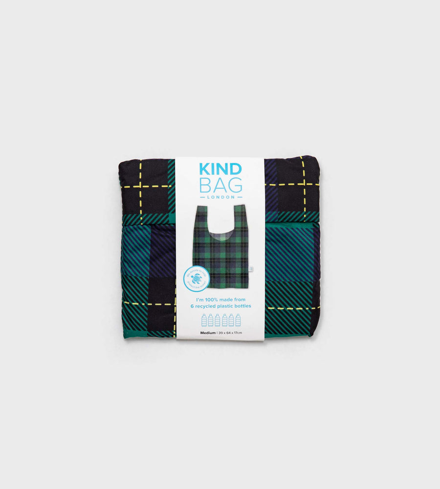 Kind Bag | Reusable Bag Medium | Tartan