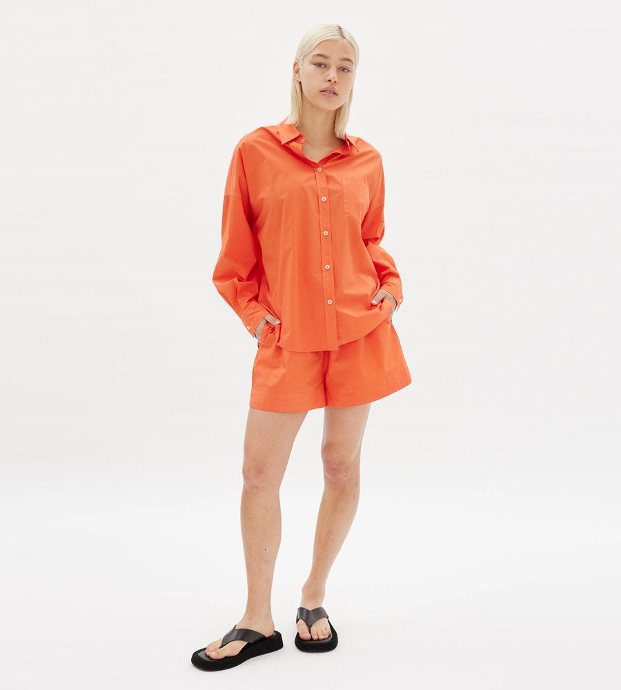 LMND | Chiara Shirt Classic | Coral
