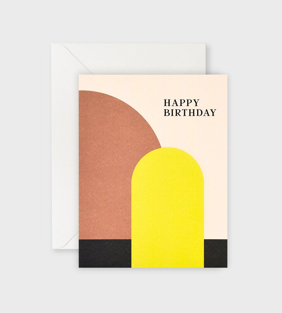 Lettuce | Card | Happy Birthday Chartreuse Arch