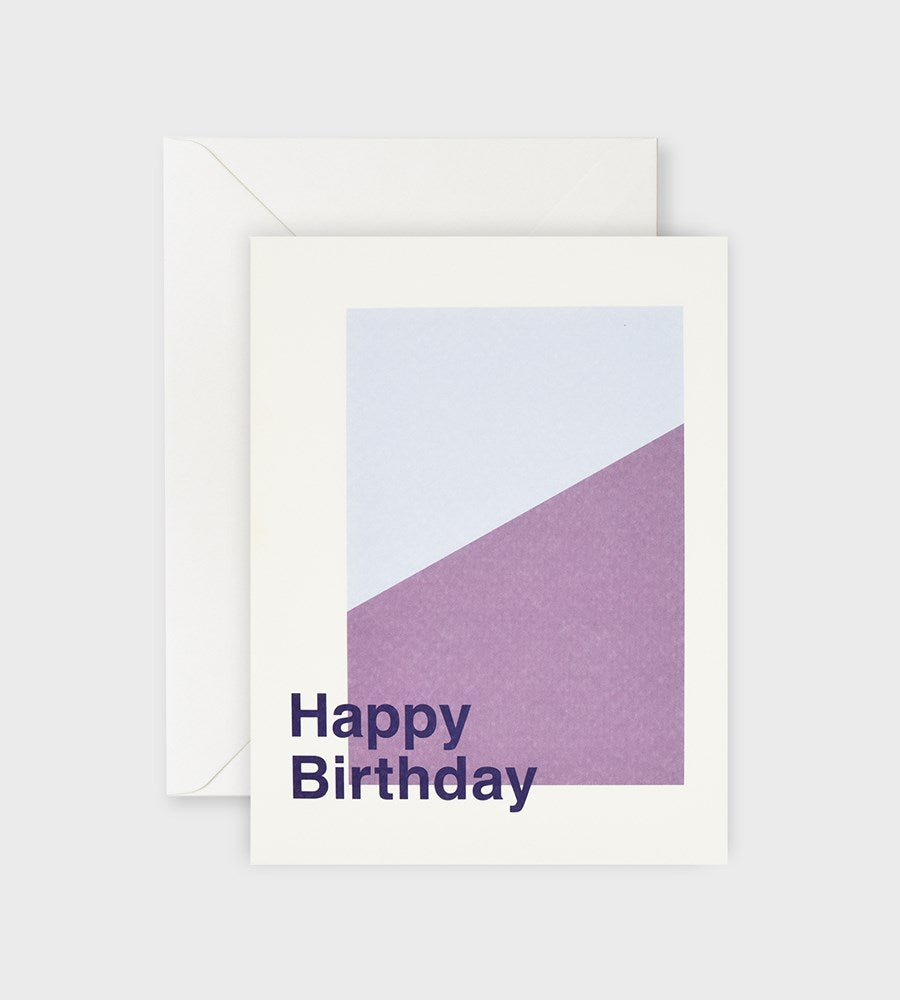 Lettuce | Card | Happy Birthday Mauve Angle