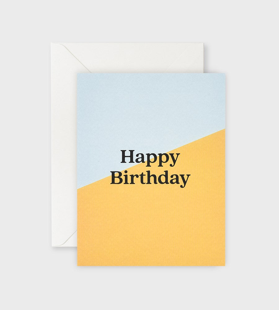 Lettuce | Card | Happy Birthday Yellow Angle