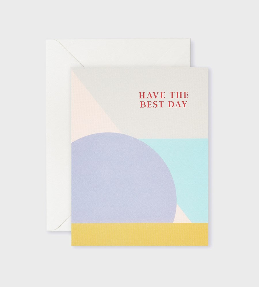 Lettuce | Card | Have the Best Day Mauve Circle