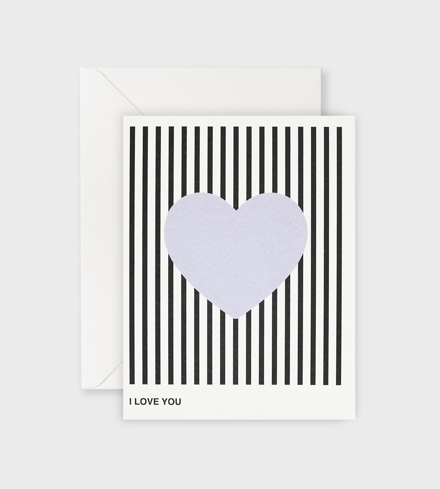 Lettuce | Card | I Love You Lavender Heart