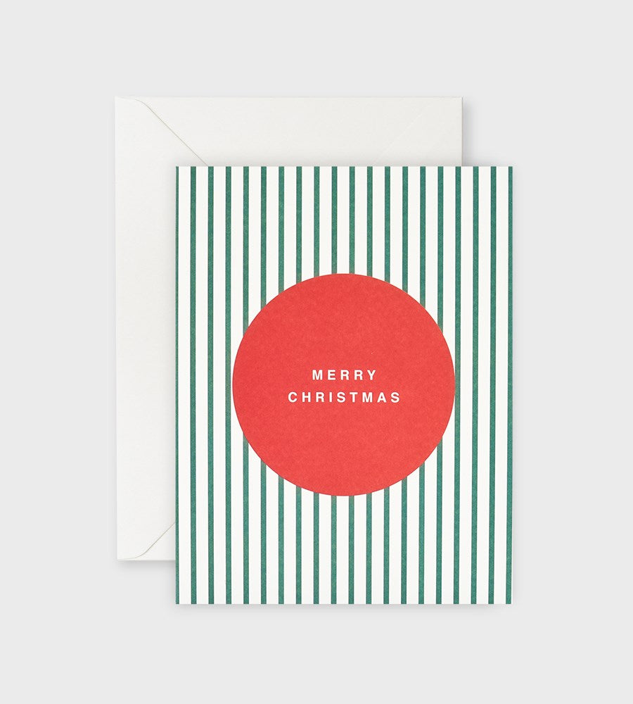 Lettuce | Card | Merry Christmas Stripe
