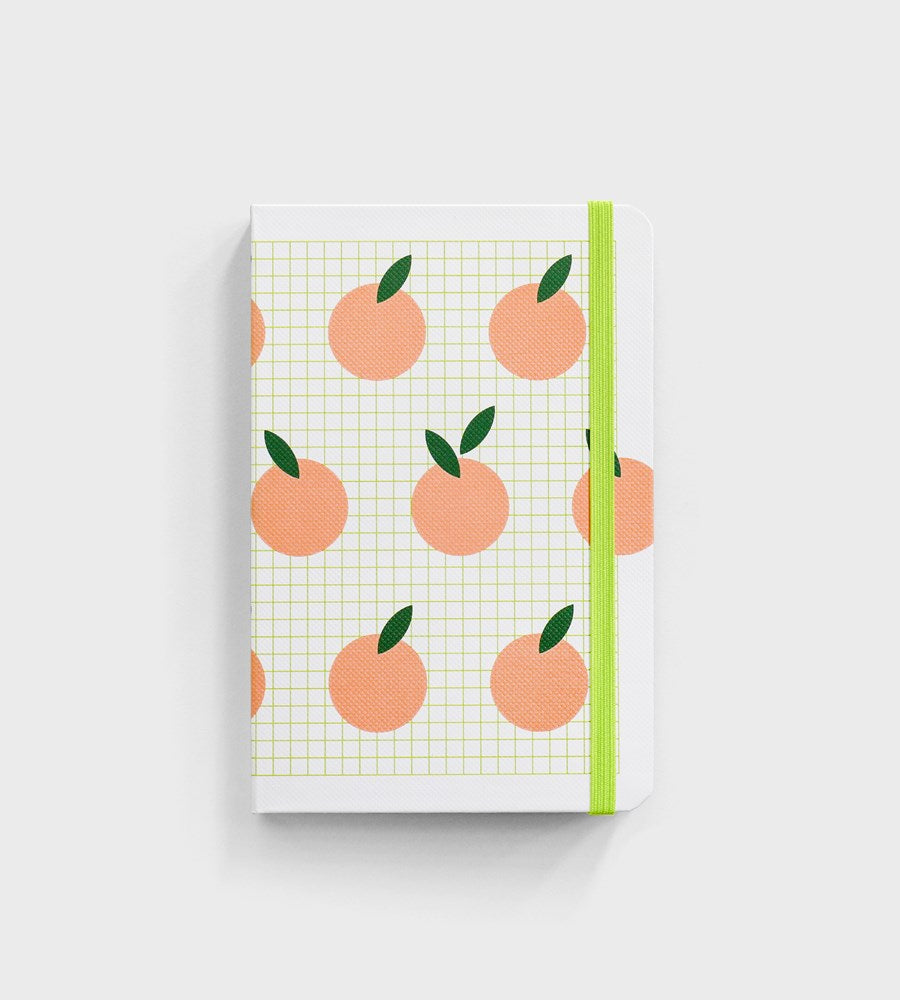 Lettuce | Hardcover Notebook | Peach Grid