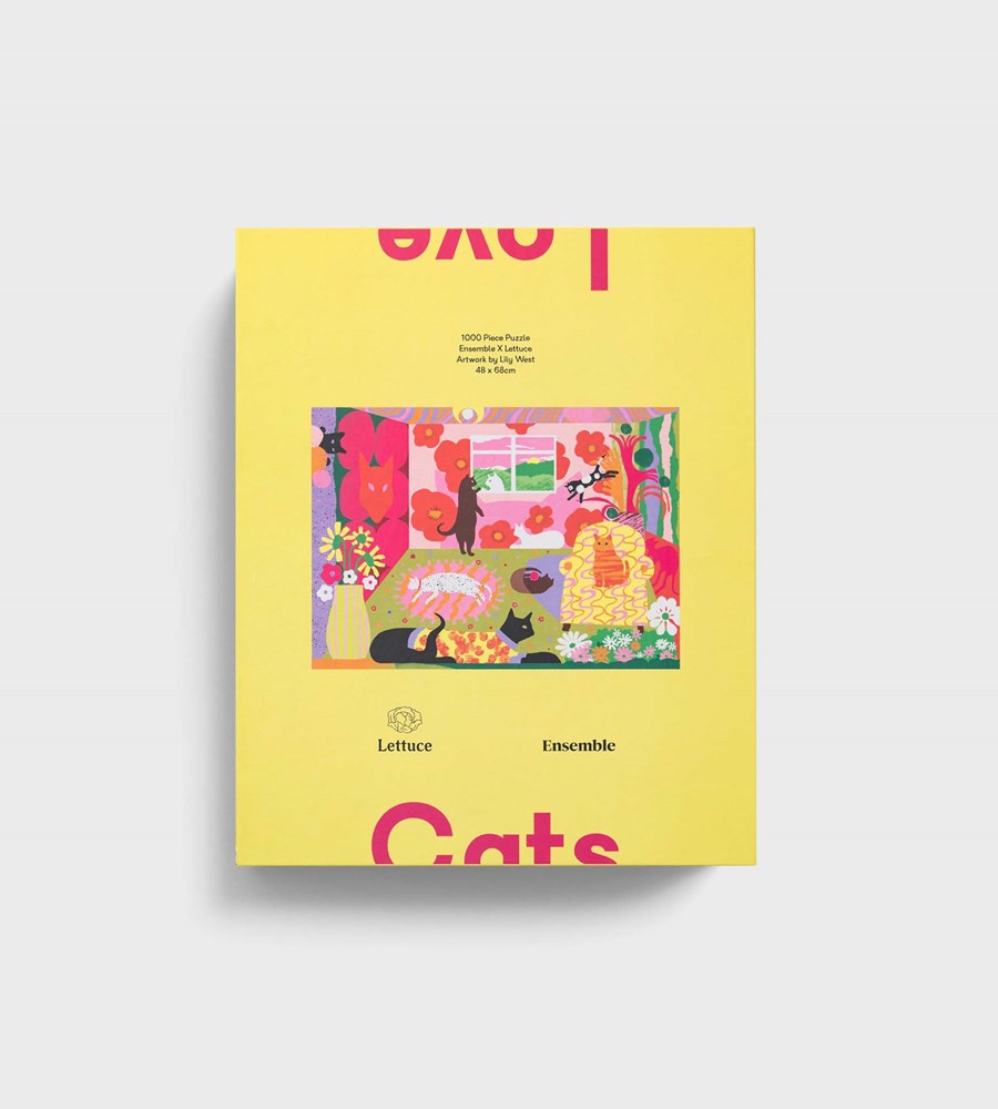 Lettuce x Ensemble | 1000 Piece Puzzle  | Love Cats