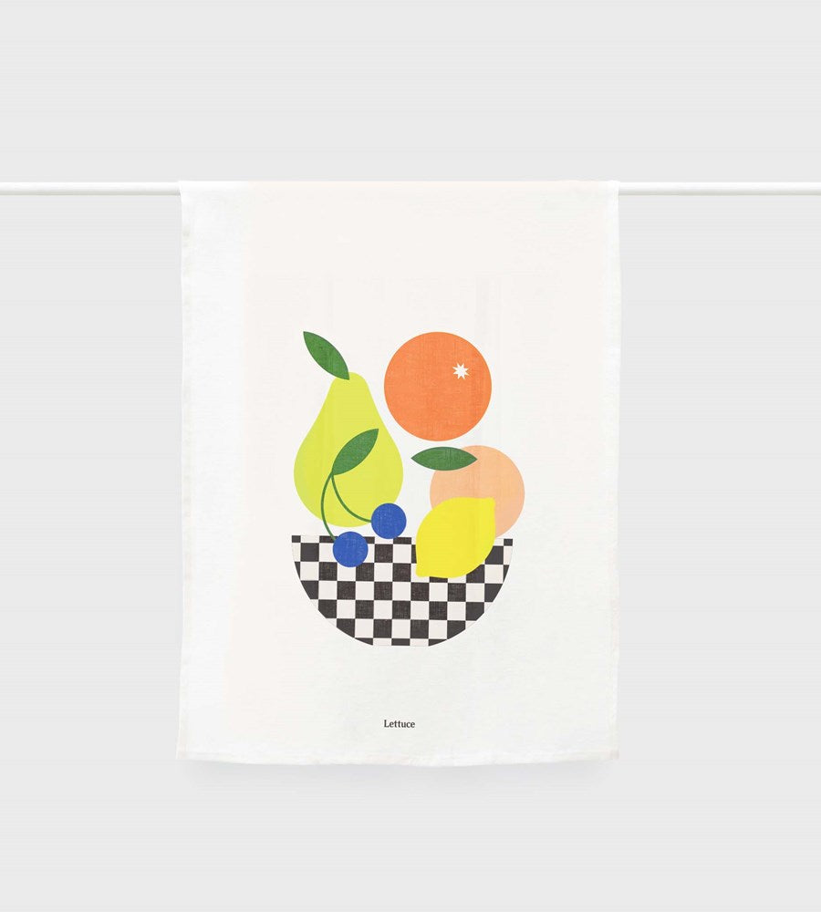 Lettuce | Tea Towel | Fruit Bowl