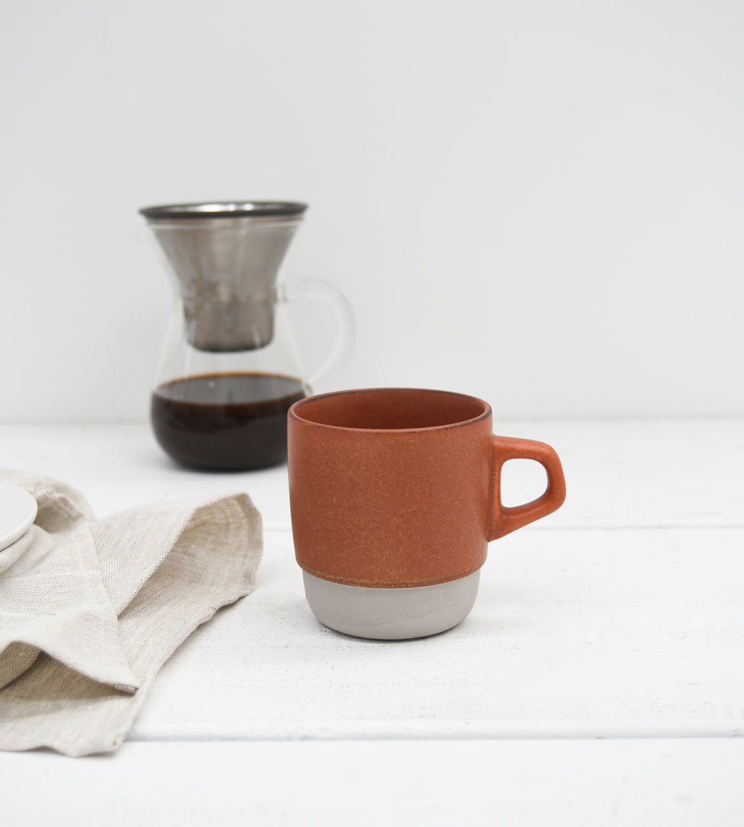 Kinto | Stacking Mug | Terracotta