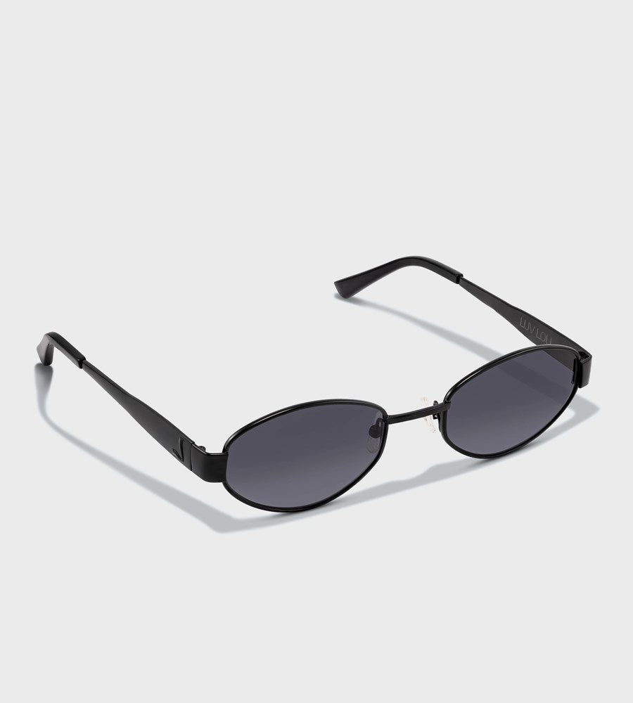 Luv Lou Sunglasses | The Boston | Black