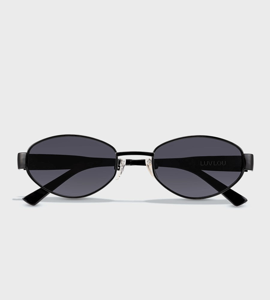 Luv Lou Sunglasses | The Boston | Black