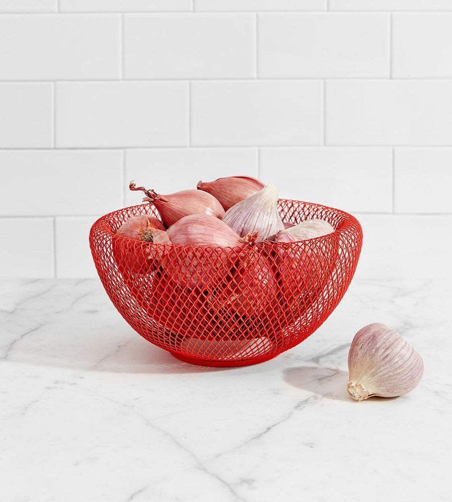 Moma | Wire Mesh Bowl | Red