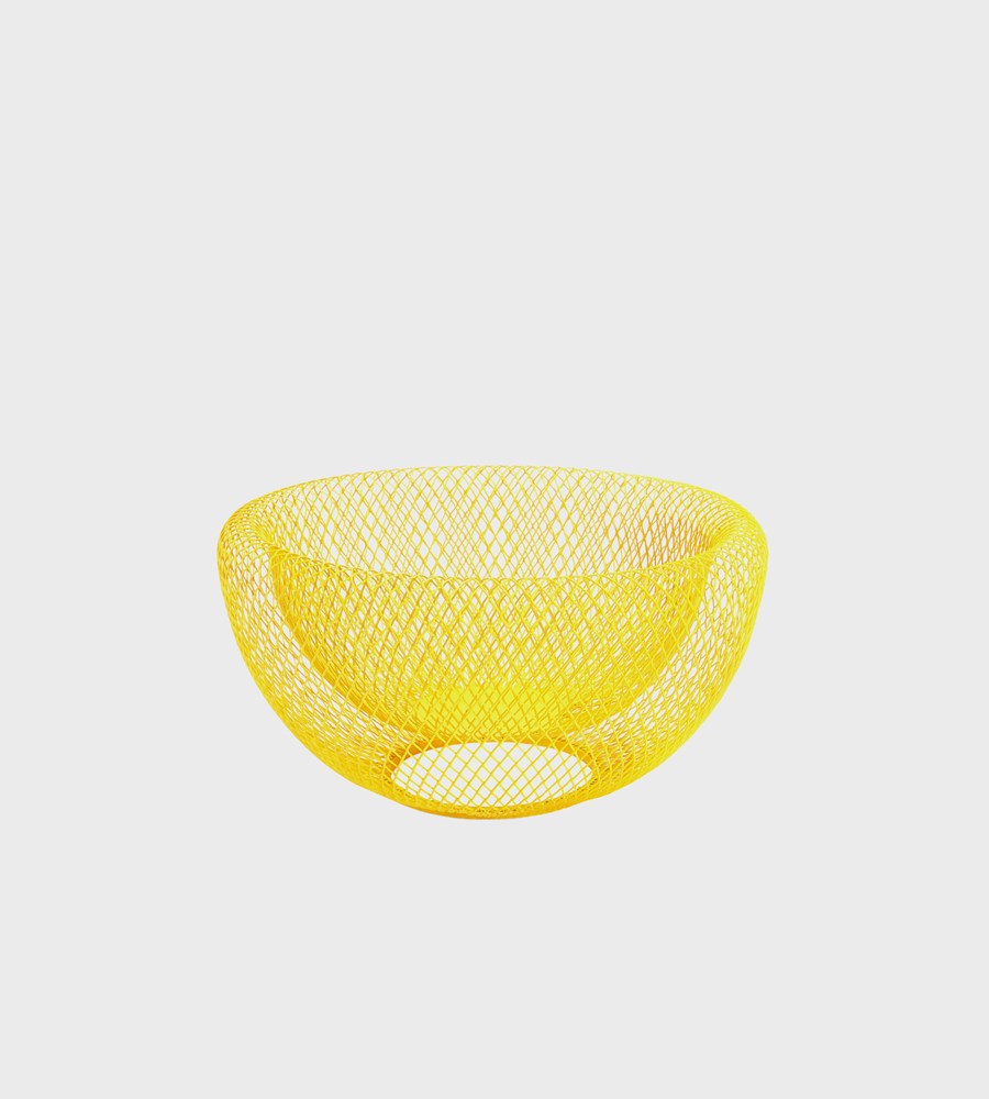 Moma | Wire Mesh Bowl | Yellow